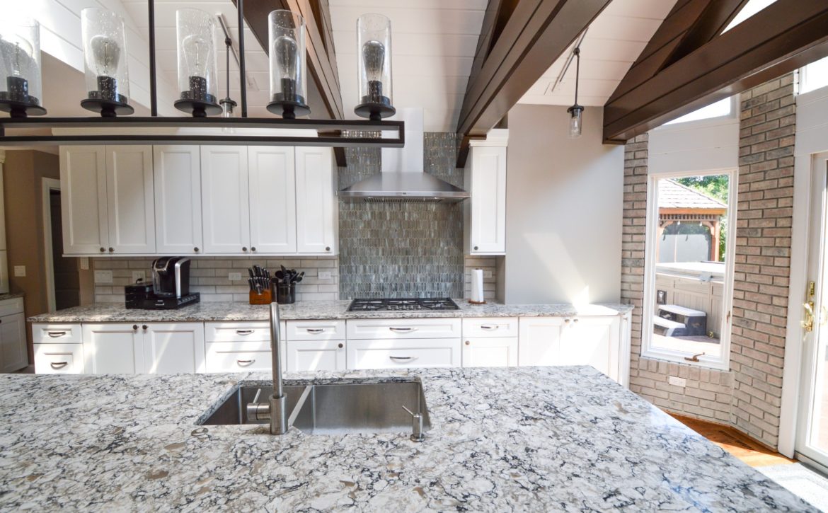 Transitional With Rustic Architectural Details Kitchen Remodel by Global Stone - Granite, Marble & Quartz Countertops project photo
