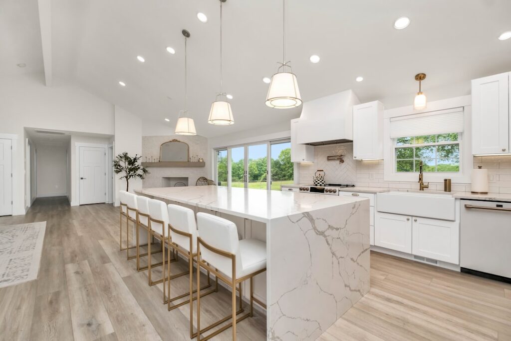 different types of marble countertops